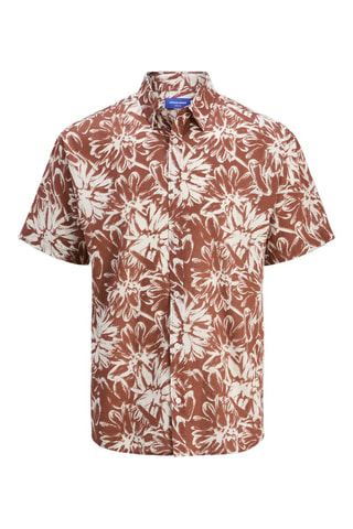 Chemise - Marron et blanc - Jack&Jones Junior