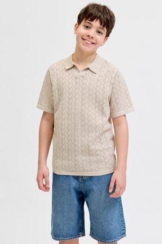 Polo relaxed  -  Gris clair - Jack&Jones