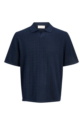 Polo relaxed  -  Bleu marine - Jack&Jones