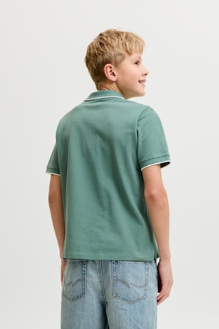 Polo regular en coton biologique  -  Vert - Jack&Jones