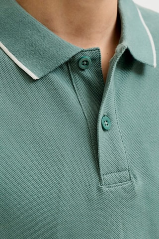 Polo regular en coton biologique  -  Vert - Jack&Jones