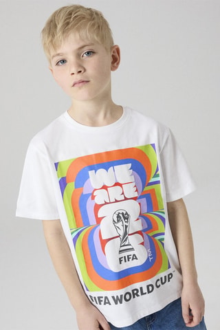 T-shirt regular Fifa World Cup™  -  Blanc - Name It