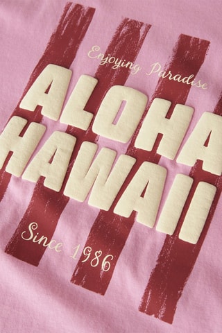 T-shirt regular en coton biologique  -  Rose - Name It
