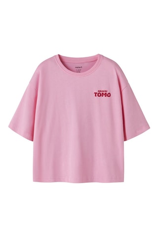 T-shirt relaxed en coton biologique  -  Vieux rose - Name It