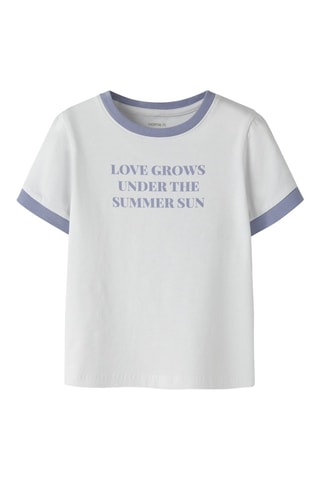 T-shirt regular en coton biologique  -  Violet - Name It
