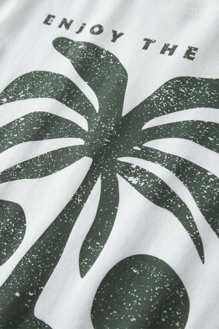 T-shirt regular en coton biologique  -  Blanc - Name It