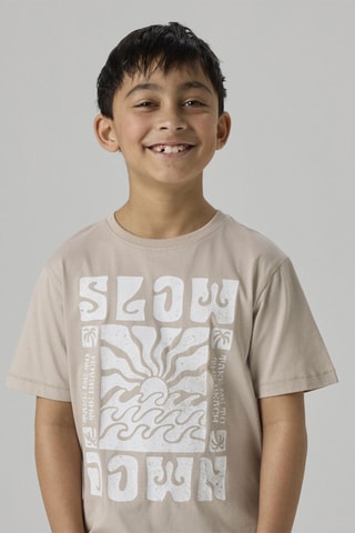 T-shirt regular en coton biologique  -  Gris - Name It