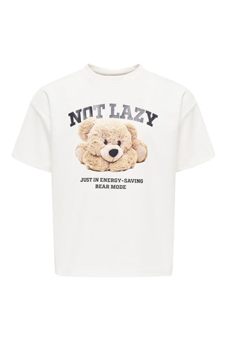 T-shirt regular  -  Blanc - Kids Only Girl