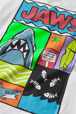 T-shirt regular Les Dents de la mer  -  Blanc - Name It