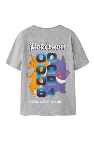 T-shirt regular Pokémon  -  Gris chiné - Name It