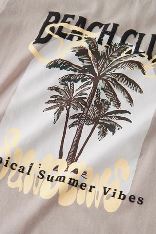 T-shirt regular en coton biologique  -  Gris - Name It