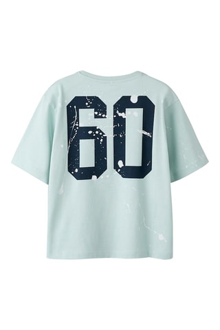 T-shirt relaxed en coton biologique  - Name It -  Vert d’eau