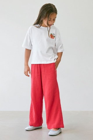 T-shirt relaxed en coton biologique  -  Blanc - Name It