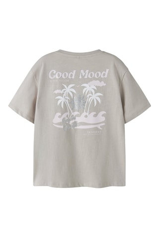 T-shirt regular en coton biologique  -  Gris - Name It