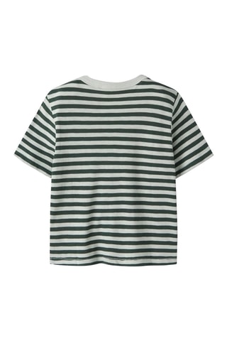 T-shirt regular en coton biologique  -  Vert foncé - Name It