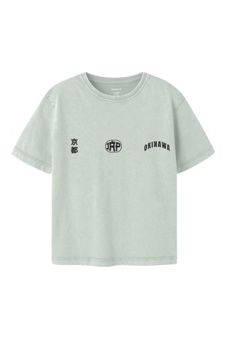 T-shirt regular en coton biologique  -  Vert d’eau - Name It