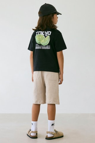T-shirt regular en coton biologique  -  Noir - Name It