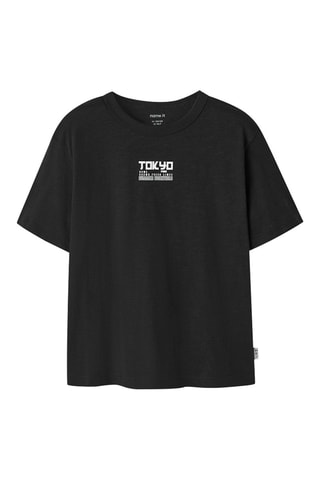 T-shirt regular en coton biologique  -  Noir - Name It