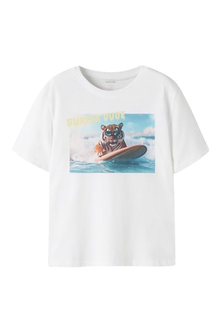 T-shirt regular  -  Blanc - Name It