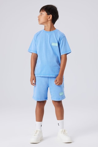 T-shirt regular en coton biologique  -  Bleu clair - Name It