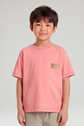 T-shirt regular en coton biologique  -  Rose - Name It
