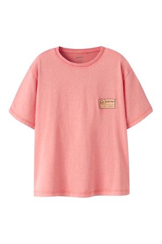 T-shirt regular en coton biologique  -  Rose - Name It