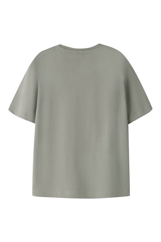 T-shirt regular en coton biologique  - Name It -  Gris