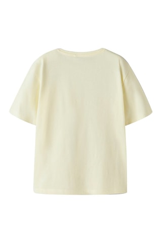 T-shirt regular en coton biologique  - Name It -  Jaune clair