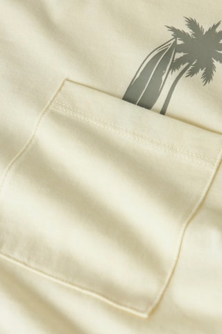 T-shirt regular en coton biologique  - Name It -  Jaune clair