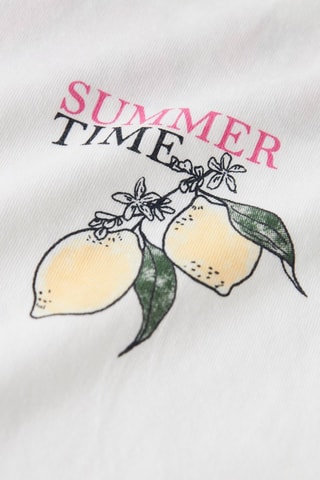 T-shirt relaxed en coton biologique  -  Blanc - Name It