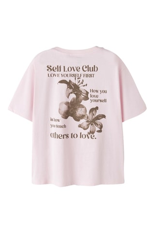 T-shirt relaxed en coton biologique  -  Rose - Name It