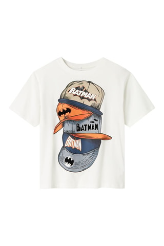 T-shirt standard Batman La Ligue des Justiciers Dc Comics  -  Blanc - Name It