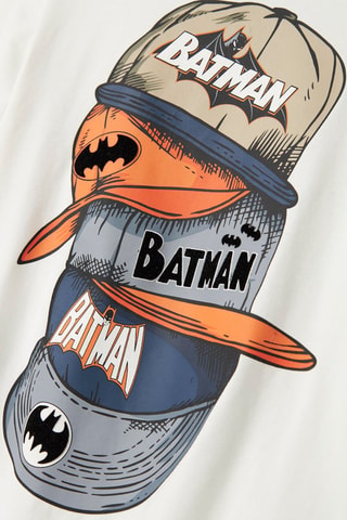 T-shirt standard Batman La Ligue des Justiciers Dc Comics  -  Blanc - Name It