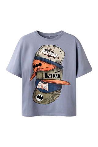 T-shirt standard Batman La Ligue des Justiciers Dc Comics  -  Bleu clair - Name It