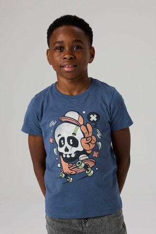 T-shirt regular en coton biologique  -  Indigo - Name It