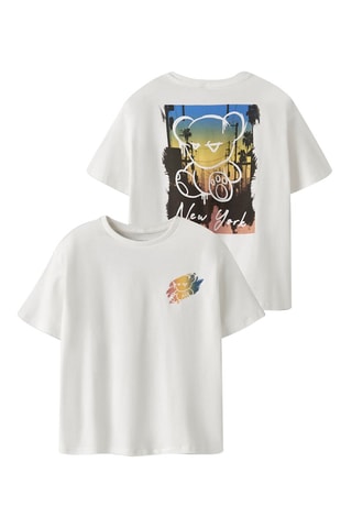 T-shirt relaxed en coton biologique  -  Blanc - Name It