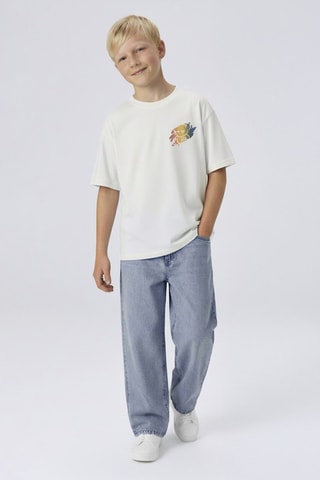 T-shirt relaxed en coton biologique  -  Blanc - Name It
