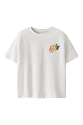 T-shirt relaxed en coton biologique  -  Blanc - Name It