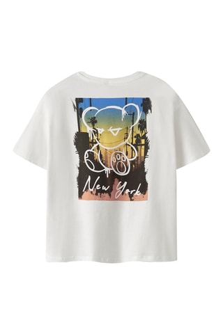 T-shirt relaxed en coton biologique  -  Blanc - Name It