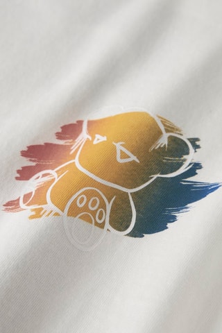 T-shirt relaxed en coton biologique  -  Blanc - Name It