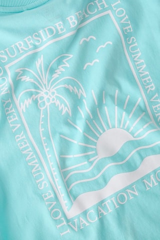 T-shirt relaxed en coton biologique  -  Turquoise - Name It