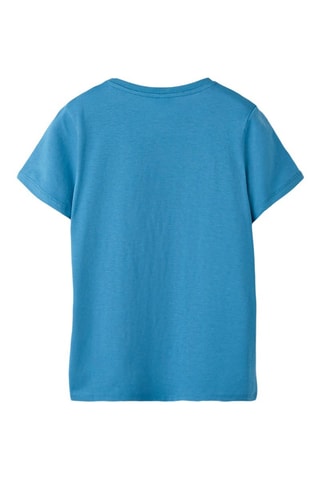 T-shirt en coton biologique - Bleu - Name It