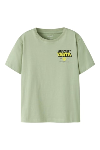 T-shirt en coton biologique - Vert clair - Name It