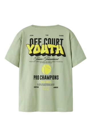 T-shirt en coton biologique - Vert clair - Name It