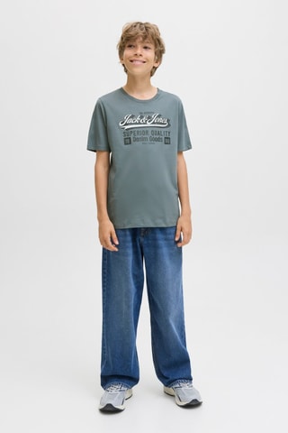 T-shirt en coton biologique - Vert - Jack&Jones