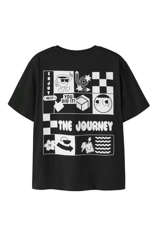 T-shirt en coton biologique - Noir - Name It