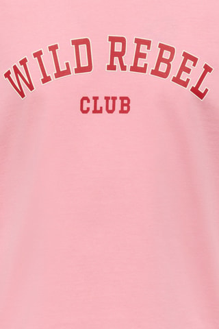 T-shirt en coton biologique - Rose - Kids Only Girl