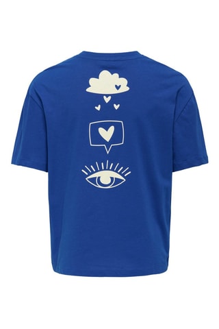 T-shirt - Bleu cobalt - Kids Only Girl