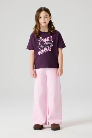 T-shirt en coton biologique - Violet - Name It