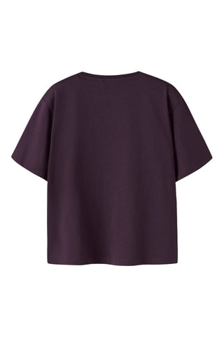 T-shirt en coton biologique - Violet - Name It